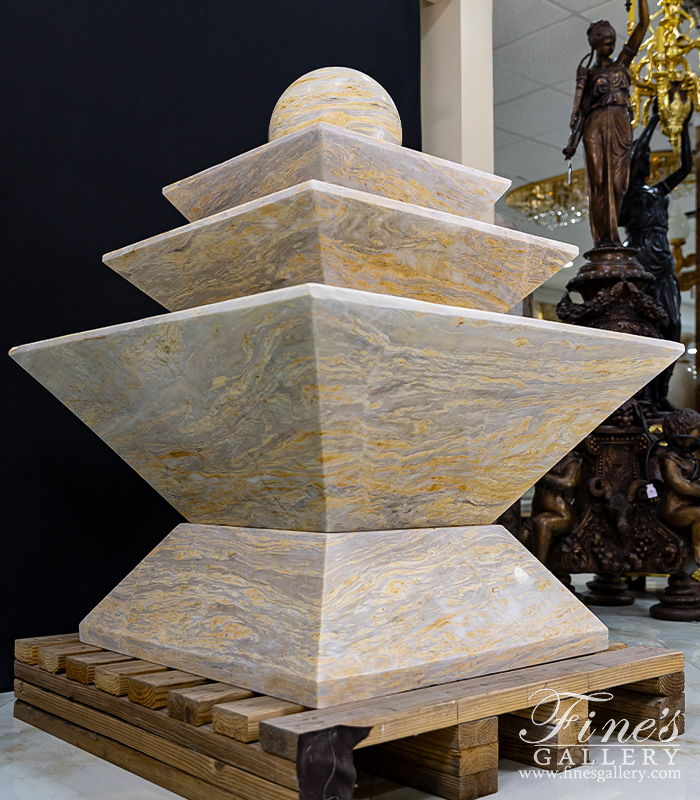 Search Result For Marble Fountains  - Orobico Light Modern Marble Fountain - MF-1972